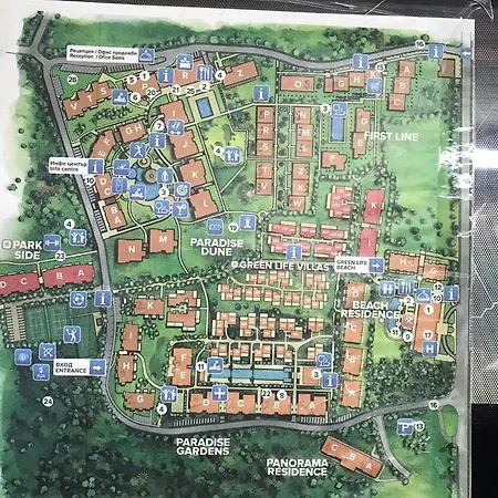 студио комфорт, смокиня,созопол,затворен комплекс,4 басейна, 1-ва линия море *