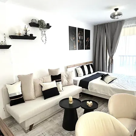 студио комфорт, Life Resort,смокиня,созопол,1-ва линия море דירה